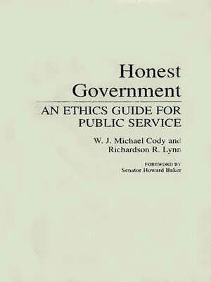 cover image of Honest Government